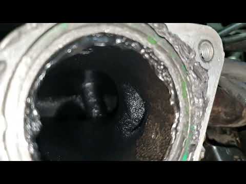 Видео: Удаление теплообменника прожига сажевого фильтра и пневмоклапанов заслонок. DW12TED4 2.2HDI