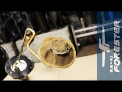 Видео: Замена 2го топливного фильтра в бензобаке. Subaru Forester SF