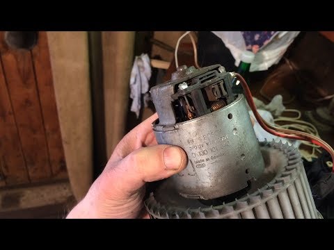 Видео: Профилактика мотора печки Mercedes w212