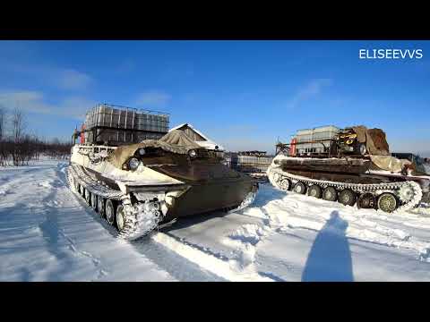 Видео: Ловозеро Сосновка 390 км на МТЛБ