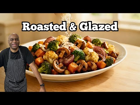 Видео: Запеченные овощи с бальзамической глазурью | Простой и вкусный рецепт