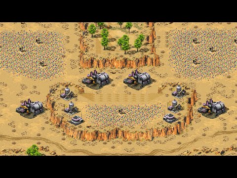 Видео: Red Alert 2 | Месть Юрия | 7 на 1 | В трубе. Новая редакция от AP. Карта Extra Hard AI.