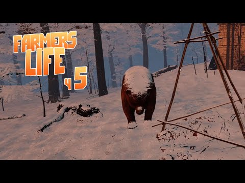 Видео: Медведь! Драпаем аж пятки сверкают - ч5 Farmer's Life