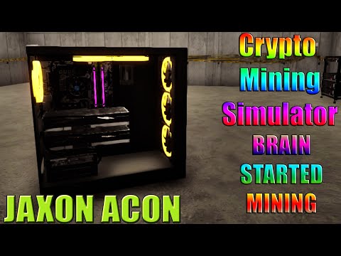 Видео: Brain started mining (Брейн начал майнить) # Crypto Mining Simulator