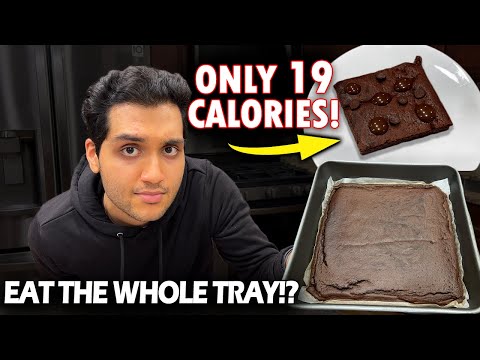 Видео: 19-калорийные шоколадные брауни | Низкокалорийные и полезные