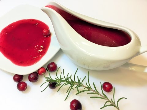 Видео: Праздничный КЛЮКВЕННЫЙ СОУС. Пикантный.  Самый вкусный . Cranberry Sauce.