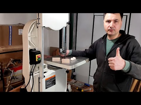 Видео: Ленточнопильный станок JET JWBS-14DXPRO. Обзор, настройка и первый пуск.