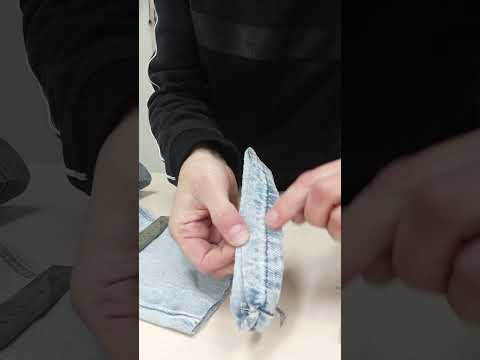 Видео: Мастер класс"Подшиваем джинсы оригинально"