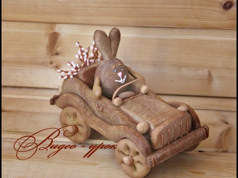 Видео: Мастер-класс Пряники 3Д: Заяц с машиной