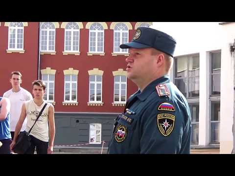Видео: Учебная пожарная тревога в Великолукской ГСХА. Видеоотчёт