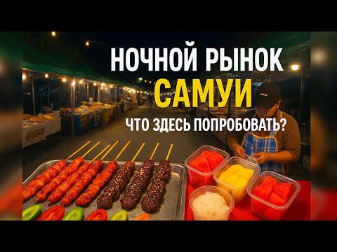 Видео: Тайский ночной рынок. Еда. Музыка. Прогулка.