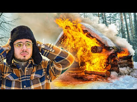 Видео: ПОСЛЕДНЯЯ НОЧЬ В ДОМЕ НА ДЕРЕВЕ С БАНЕЙ...