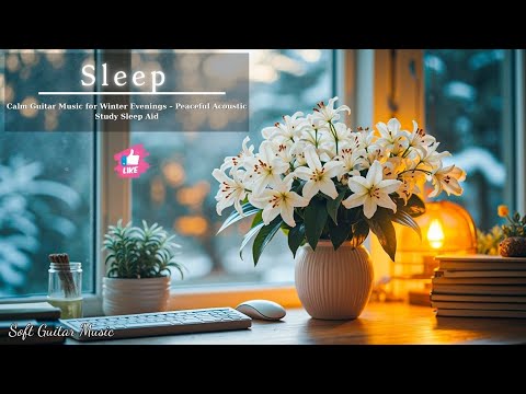 Видео: Спокойная гитарная музыка для зимних вечеров - помощь для учебы и сна