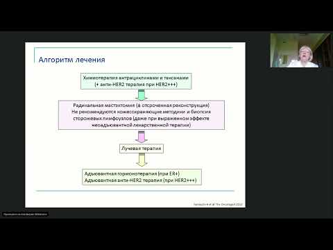 Видео: Секреторный рак молочной железы и другие редкие опухоли молочной железы