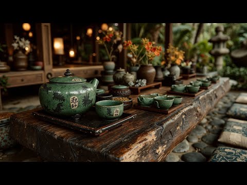 Видео: Relaxing Asian Music for Tea Ceremony Meditation | Традиционные звуки китайского дзен-сада