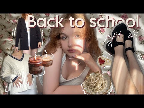 Видео: BACK TO SCHOOL || pt.2 || одежда, бижутерия, уходовая косметика, аксессуары для волос