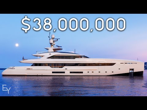 Видео: Путешествие по итальянской суперяхте стоимостью 38 000 000 долларов с роскошным отелем