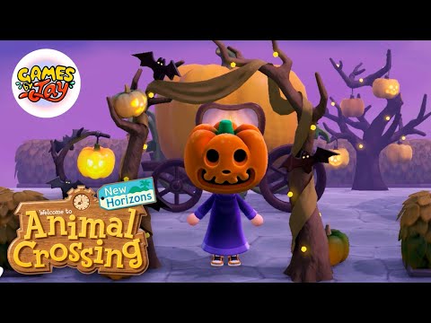 Видео: Хэллоуин, ужасная милота | Animal Crossing | Прохождение №75