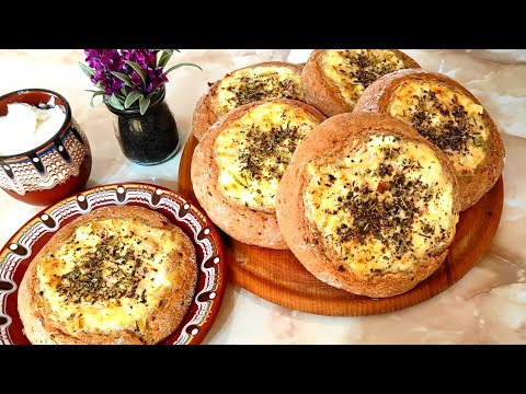 Видео: Фаршированный пирог для завтрака. Вкусный завтрак с сыром и цельнозерновой мукой.