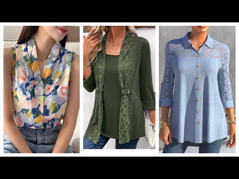 Видео: Мода 2025 КРАСИВЫЕ БЛУЗКИ 100” Идеи красивых блузок на каждый день МОДЕЛИ 24/25 #мода #рубашки #с...