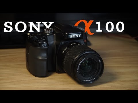 Видео: Обзор первой зеркалки Sony | Sony DSLR-A100K