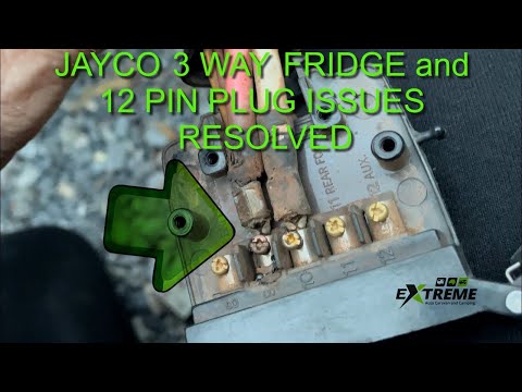 Видео: Решены проблемы с 12-контактным разъемом Jayco/Caravan. Проблемы с 3-контактным холодильником и з...