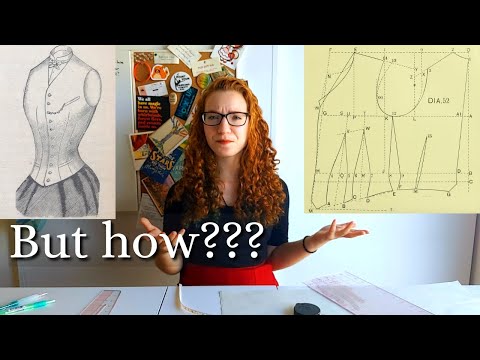 Видео: Выкройка жилета в викторианском стиле 1890-х годов от Keystone Tailoring.