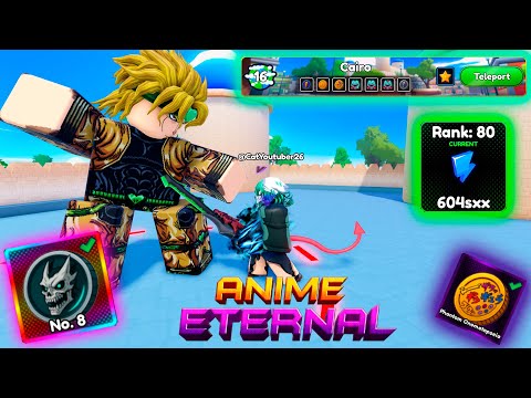 Видео: КАЧАЕМСЯ ДО ПРО В ANIME ETERNAL ROBLOX! #10