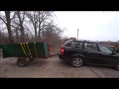 Видео: Перевозимо саморобну ємність з дачі в село!