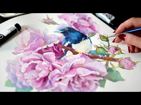 Видео: 3 ошибки в акварели, которые совершает каждый новичок {+ Как их исправить}