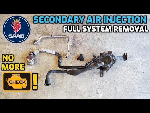 Видео: Удаление системы вторичного впрыска воздуха (SAI) SAAB