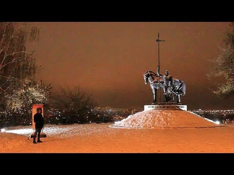 Видео: Вечерняя прогулка.  Пенза, декабрь 2018 г