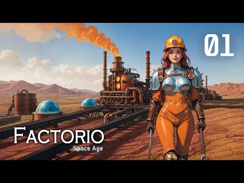 Видео: Factorio space age #01 Стартовый завод и закладка массовой плавки