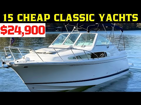Видео: Готовы к отплытию или отреставрированы: 15 классических яхт на продажу стоимостью менее 30 000 до...