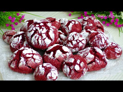 Видео: Так просто! А получается шедевр! Рождественское печенье красный бархат!