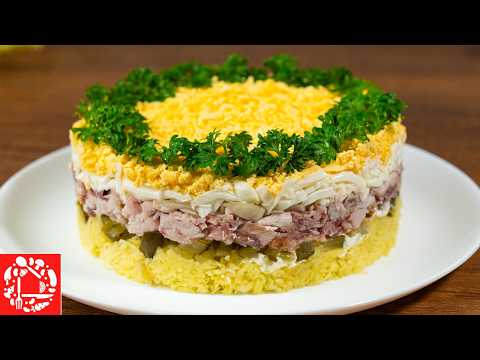 Видео: Салат со скумбрией, который взорвал интернет! Вкусно, просто и недорого! 💥