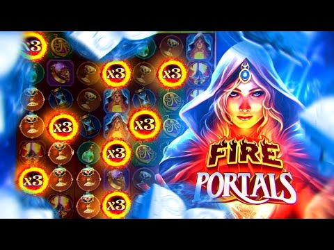 Видео: Fire Portals новый слот ) Покупаем бонуски и ловим X