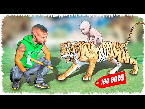 Видео: Кішкентай Джонни Жолбарыс Сатып алды(GTA V) джони жони