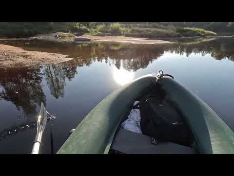 Видео: По реке Межа ➡ Западная Двина ➡ Велиж. Вечер.⛴