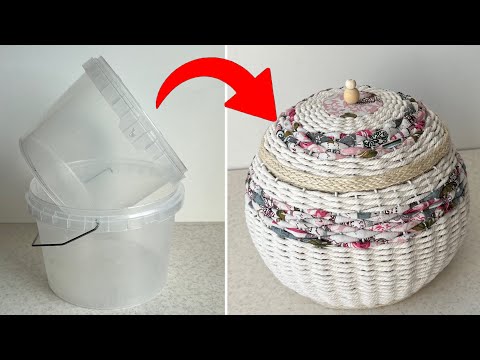 Видео: ПРЕКРАТИТЕ ВЫБРАСЫВАТЬ ПЛАСТИК. ПРЕВРАТИТЕ ЕГО В ШЕДЕВРАЛЬНУЮ ШКАТУЛКУ