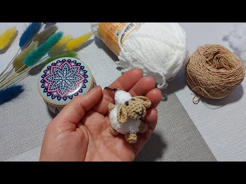 Видео: Брелок Овечка крючком