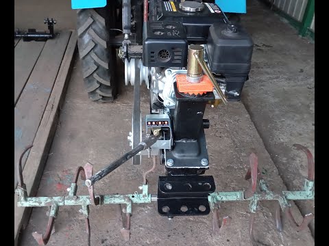 Видео: Фреза для моего минитрактора, обзор, работа в борозде
