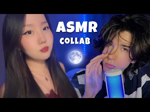 Видео: АСМР КОЛЛАБ 💫 расслабляющие триггеры с @corexasmr 