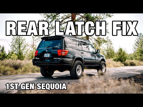 Видео: Как навсегда починить заднюю защелку на Sequoia первого поколения | Откройте багажник изнутри!