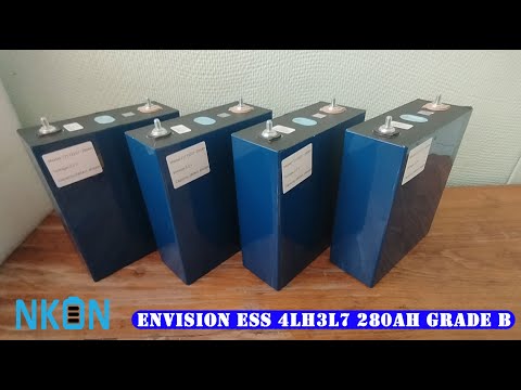 Видео: Огляд та тест ємності Envision ESS 4LH3L7 280Ah Grade B з NKON