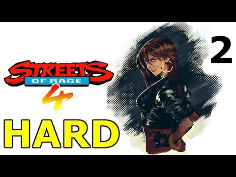 Видео: Полицейская и байкер | Hard | Blaze | Streets of Rage 4 Прохождение на русском #2