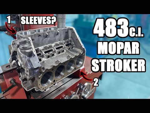 Видео: Это не просто «STOCK 413»... Мы создаем MOPAR STROKER!