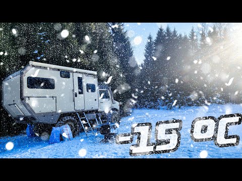 Видео: -15 ГРАДУСОВ СНЕЖНЫЙ ЛАГЕРЬ