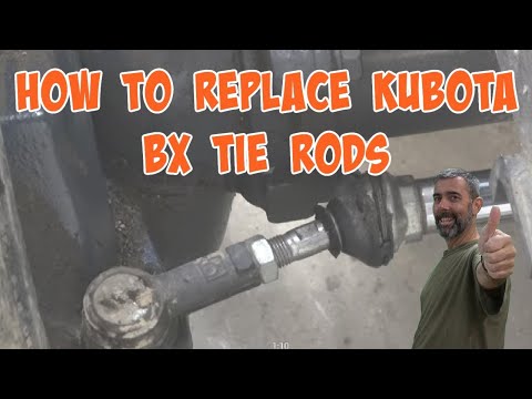 Видео: Замена рулевой тяги на тракторе Kubota серии BX. Эта простая работа может избавить вас от серьёзн...