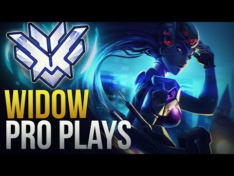 Видео: ЛУЧШИЕ МОМЕНТЫ ПРОФЕССИОНАЛЬНОЙ ВДОВЫ — МОНТАЖ OVERWATCH